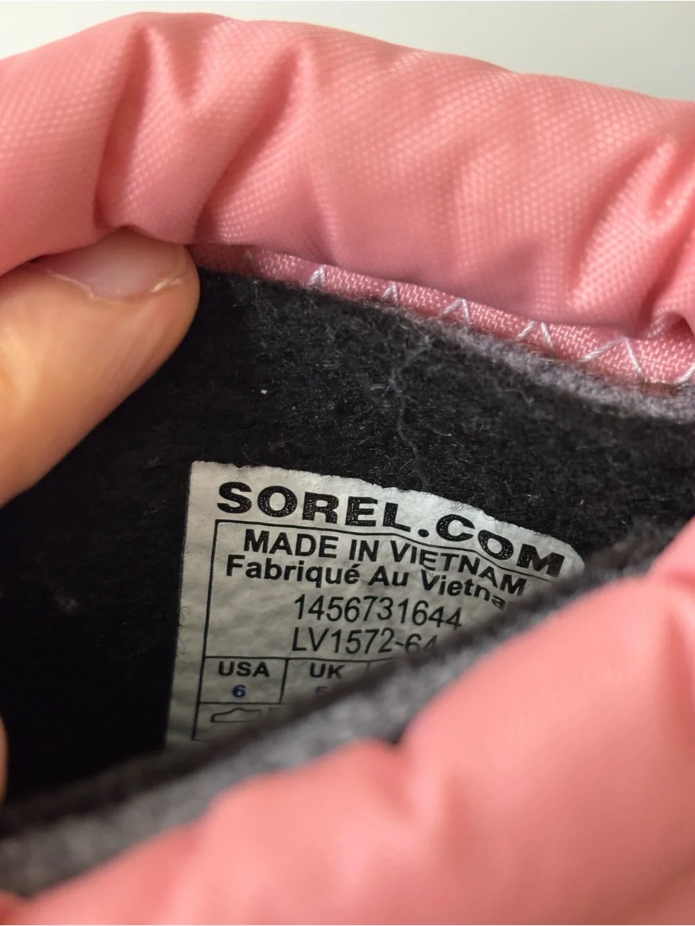 SOREL Pink Kids Winter Snow Boots Waterproof Toddler Size 6